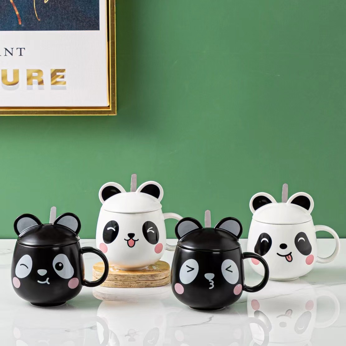 熊猫马克陶瓷杯