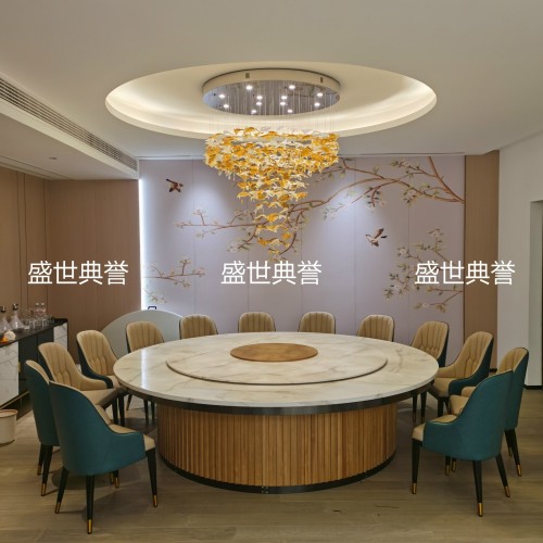 zhejiang high-end club electric dining table and chair direct seafood hotel box pineapple chair restaurant modern light luxury chair