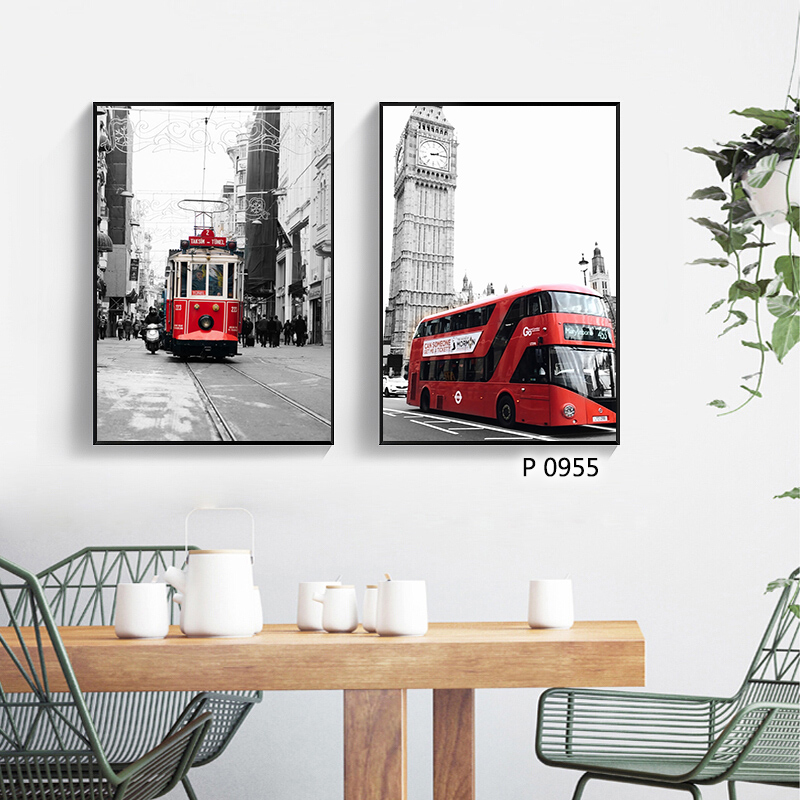 风景相框画挂画布画油画装饰画相框壁画客厅壁画餐厅壁画玄关花卉