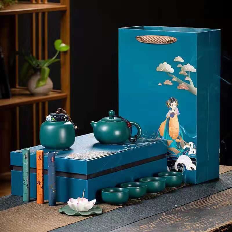 中秋礼品上架——大量出货了，下单的速度，
新款！香茶具茶叶罐