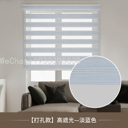 soft gauze shutter shutter curtain office conference room dimming curtain lifting double-layer shutter shading shutter curtain manufacturer