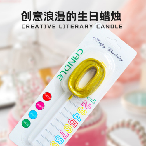 factory wholesale creative digital candle birthday cake decoration baking candle romantic party confession birthday candle