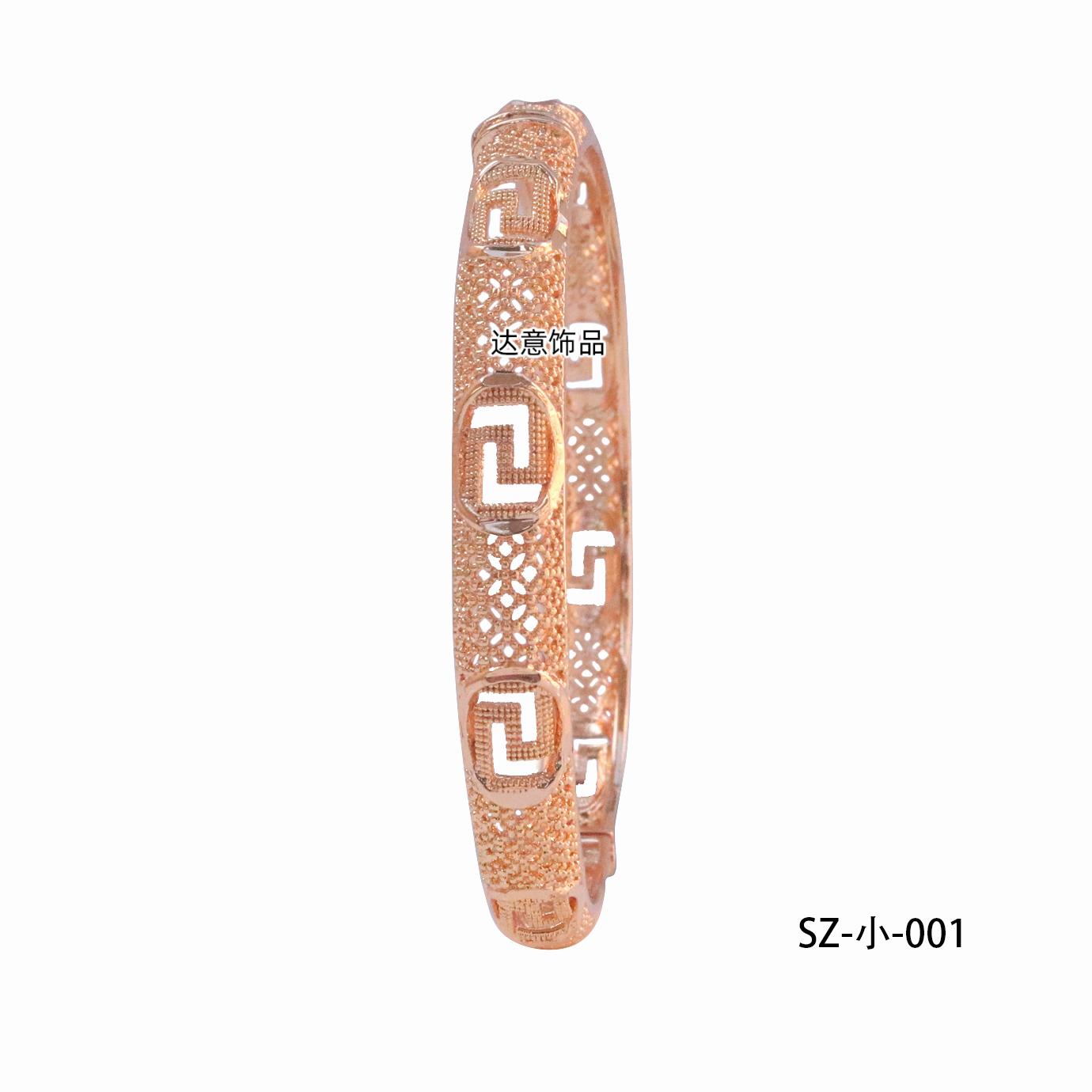 沙金手镯05达意饰品沙金厂家 小号款中东沙金手环饰品批发定做