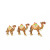 Kit Camel Scenic Area Three-Piece Set Camel Large Camel Jewelry Box Camel Ornaments Metal Diamond Camel Painted
