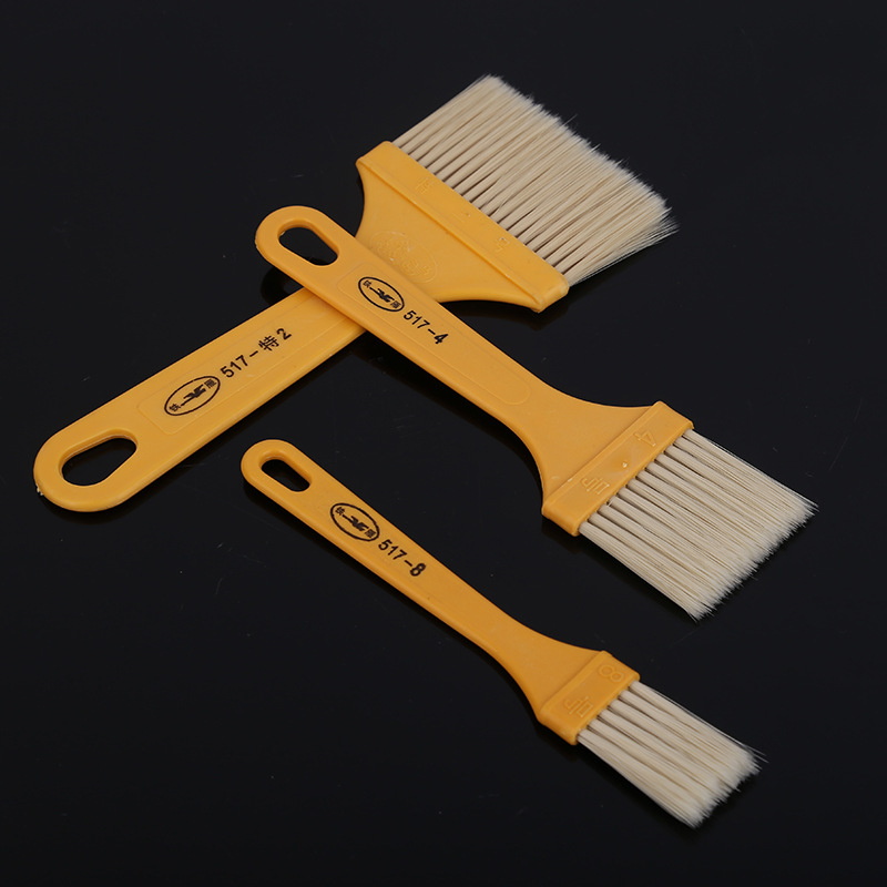 刷子不掉毛薄烧烤刷油漆刷PET塑料柄塑料板刷