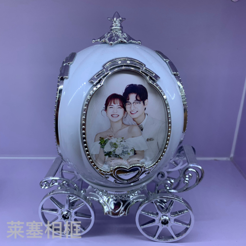 Plastic Electroplating Music Carriage Decoration Photo Home Decorative Gift Craft Frame