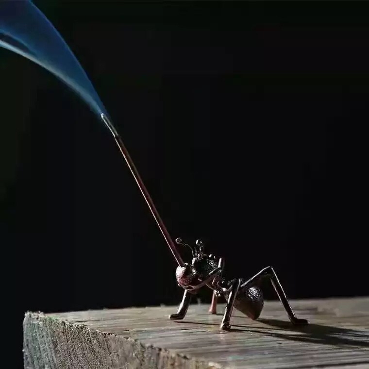蚂蚁香座茶宠小巧摆件配件精品小香炉