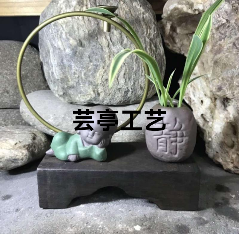 2021云亭工艺倒流香炉水培小和尚外贸热卖