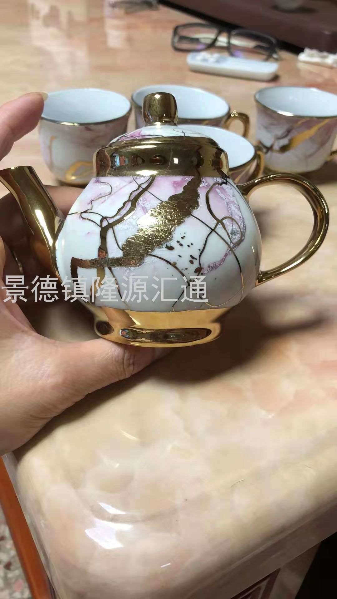 陶瓷咖啡具咖啡杯咖啡壶陶瓷壶杯碟欧式水具礼品促销婚庆详情7
