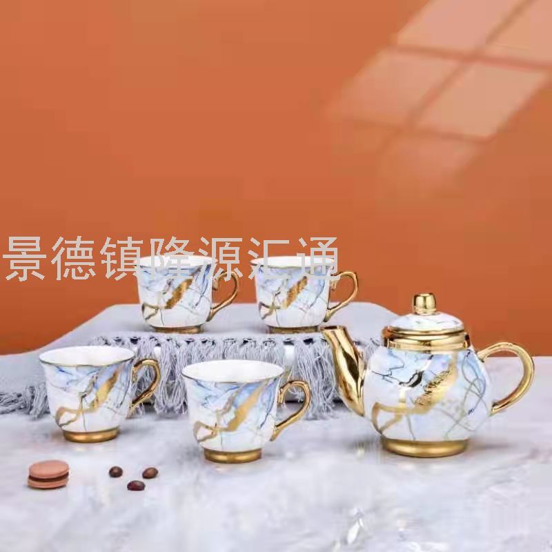 陶瓷咖啡具咖啡杯咖啡壶陶瓷壶杯碟欧式水具礼品促销婚庆详情4