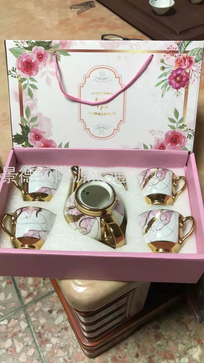 陶瓷咖啡具咖啡杯咖啡壶陶瓷壶杯碟欧式水具礼品促销婚庆详情2