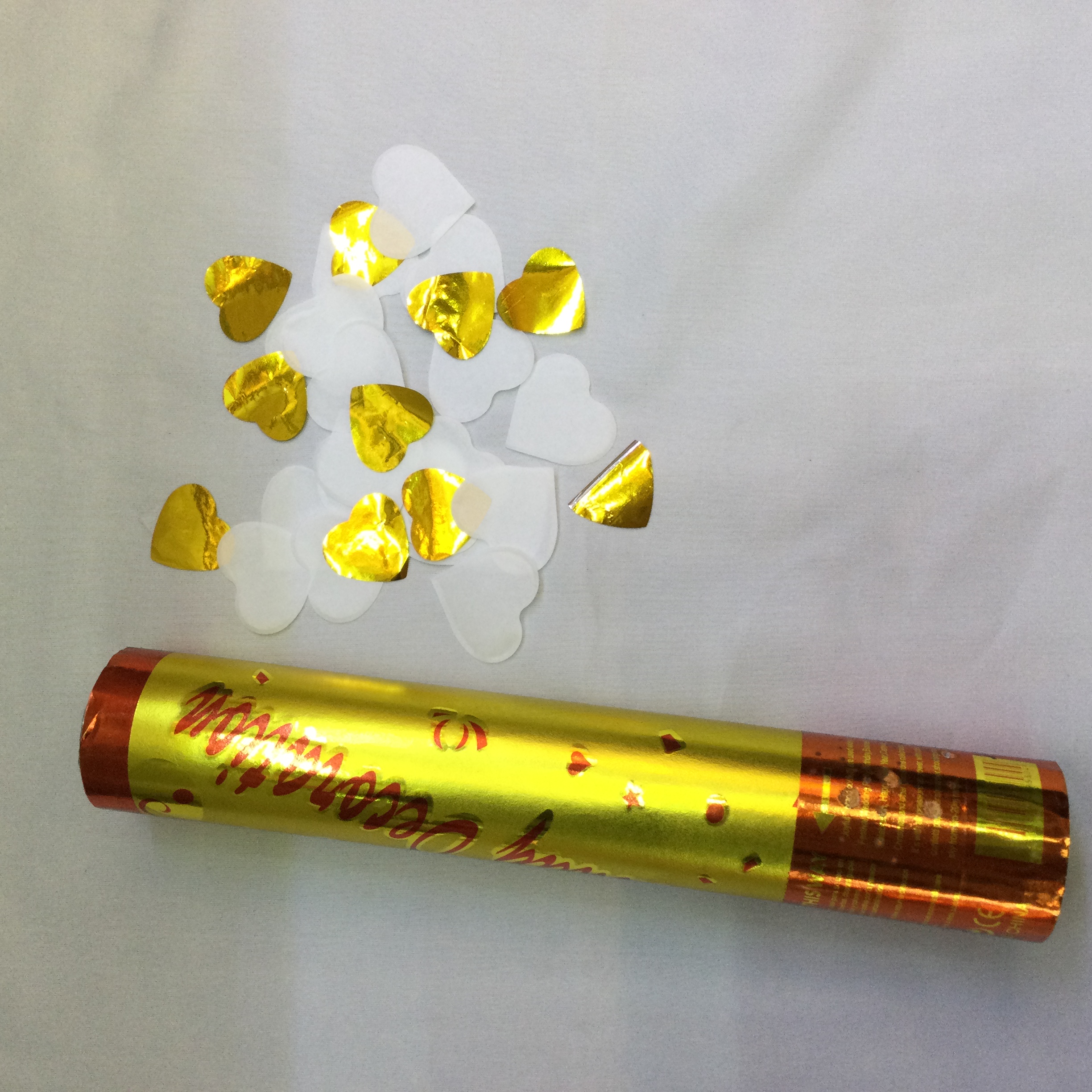 透明管纸管亮片纸片五彩纸屑礼花礼炮手持礼花筒节日用品造型亮片