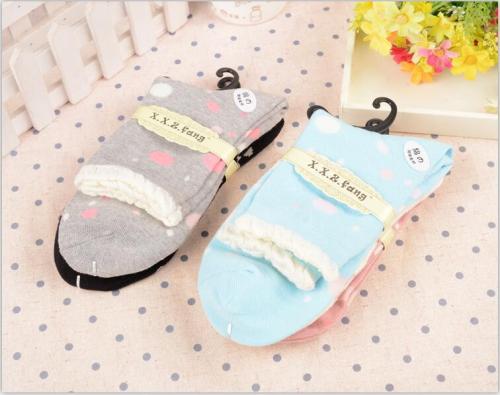 big round Point Four Seasons Comfortable Confinement Socks Double-Layer Loose Socks Maternity Socks Postpartum Confinement Socks Multi-Color Can Be Selected