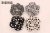 Autumn and Winter Plush Fabric Leopard Print Dots and Stripes Large Intestine Hair Ring Hair Rope Simple Ornament Head Rope
