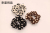 Autumn and Winter Plush Fabric Leopard Print Dots and Stripes Large Intestine Hair Ring Hair Rope Simple Ornament Head Rope