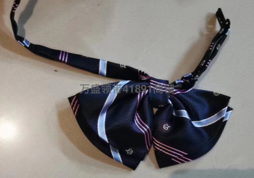 bow tie student bow flower school uniform tie suit business wear striped jacquard bow