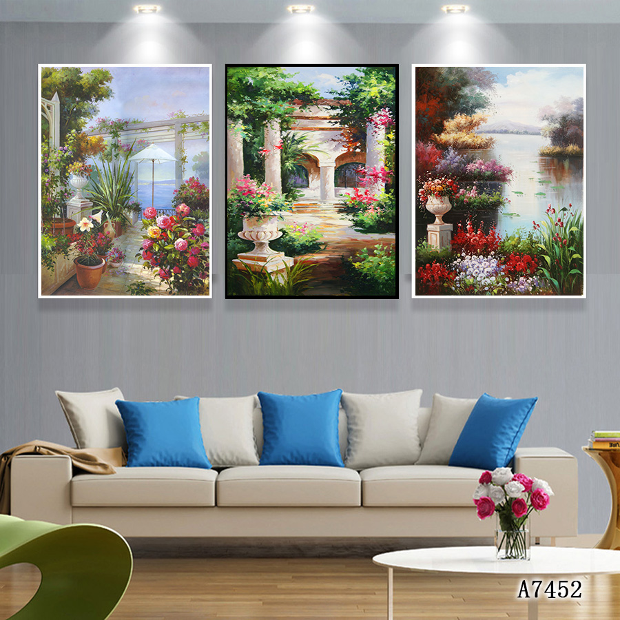 抽象布画风景油画装饰画相框壁画客厅卧室壁画餐厅挂画玄关挂画