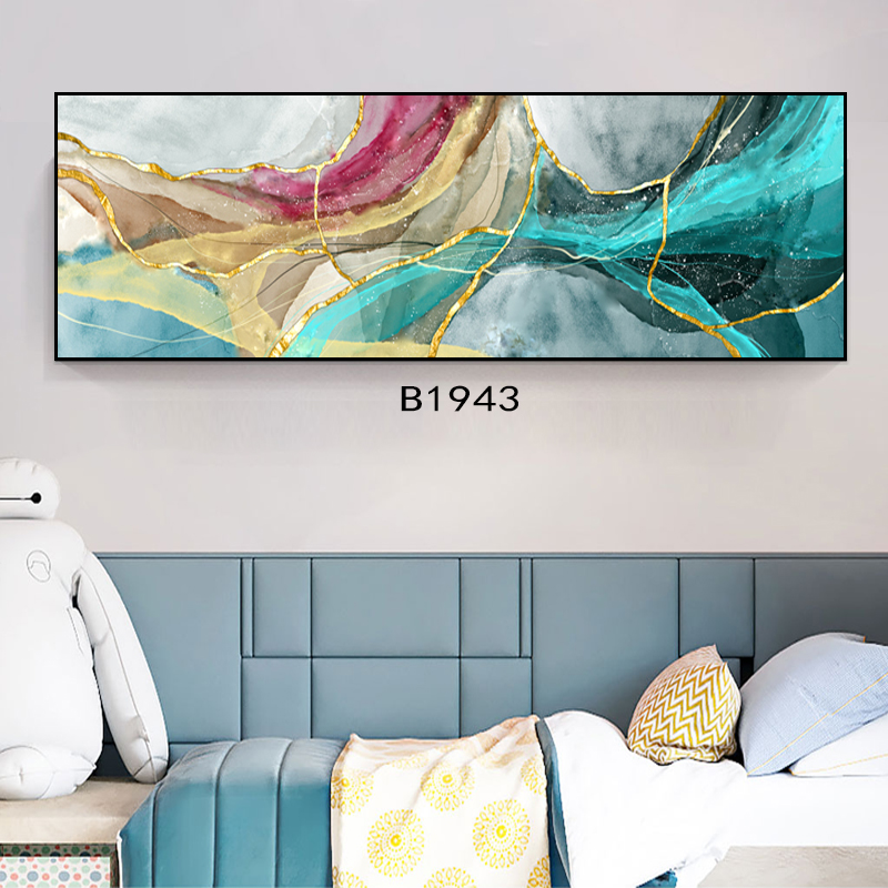 沙发布画布画风景油画装饰画相框客厅卧室壁画餐厅挂画床头画挂画