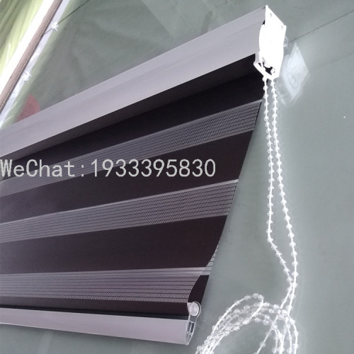 day and night curtain soft gauze curtain roller curtain office conference room dimming curtain lifting double-layer louver shading curtain