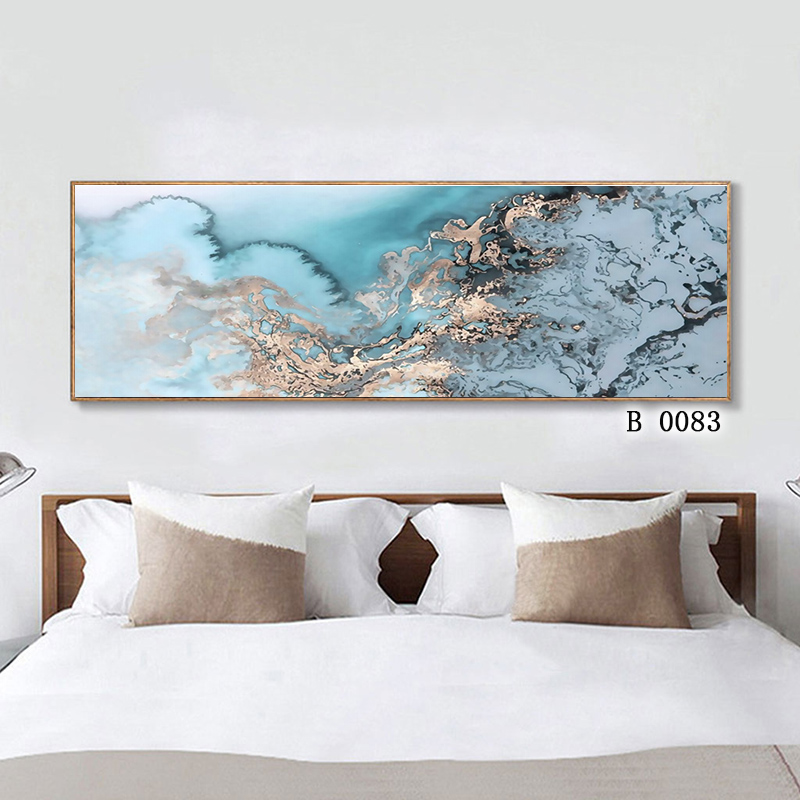 抽象客厅画床头画布画风景油画装饰画相框壁画花卉挂画玄关挂画