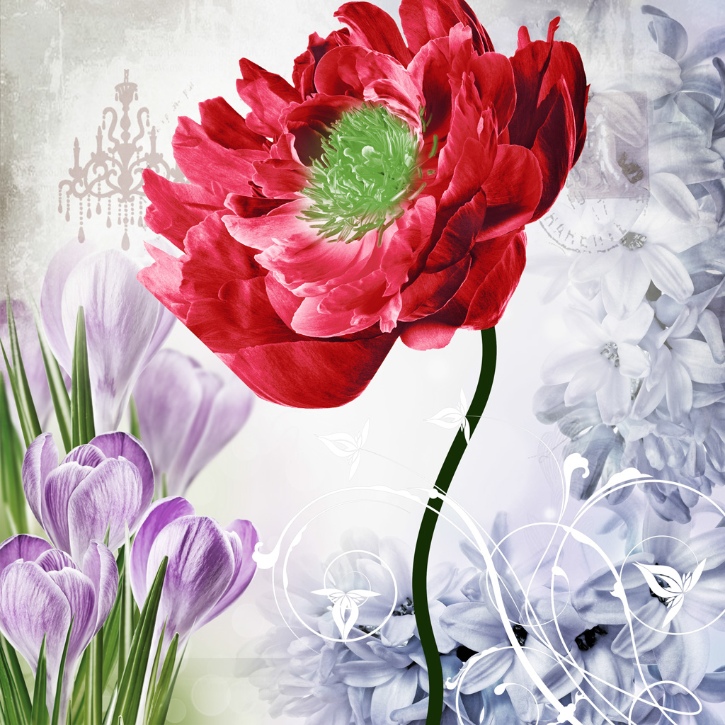 花卉花瓶海景布画风景油画装饰画相框卧室壁画花卉挂画玄关挂画