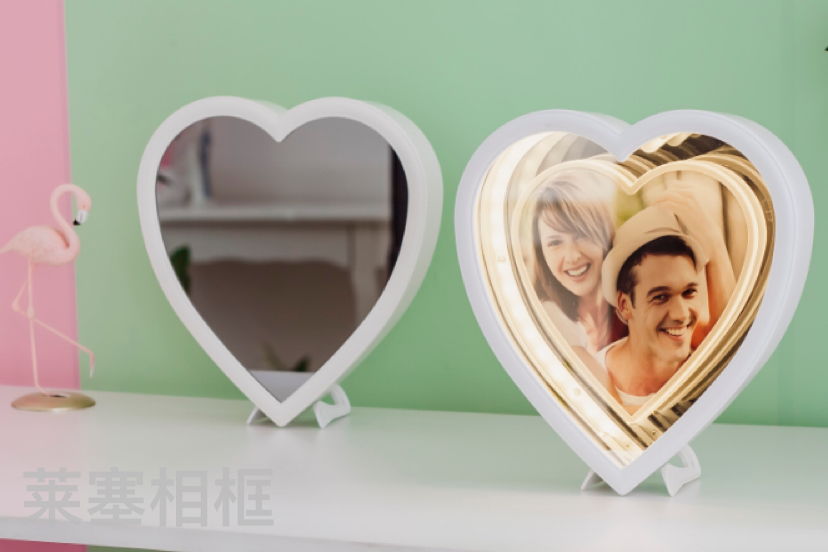 玻璃创意摆件照片家居装饰礼物工艺品魔镜相框