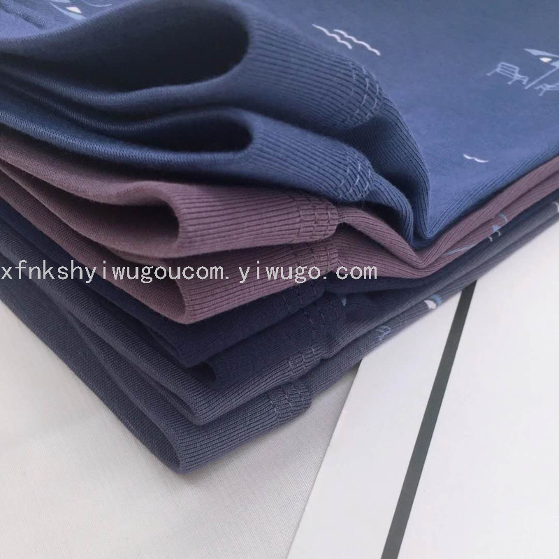 5条包邮 人棉莫代尔男士纯色平角内裤四角裤 工厂店