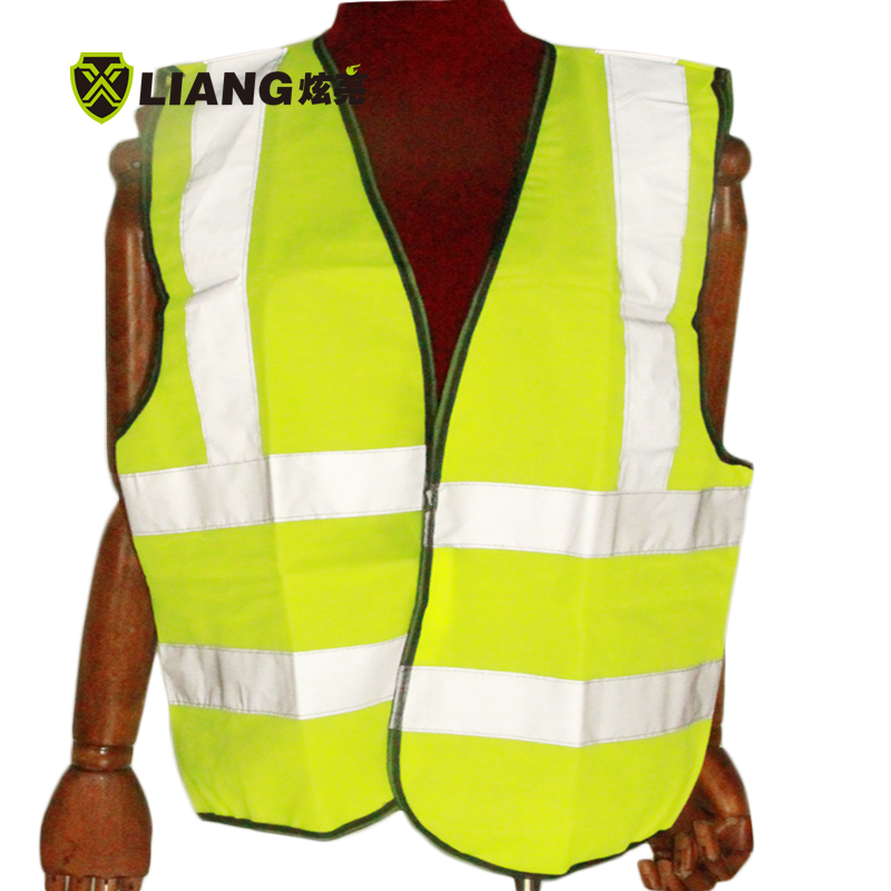 炫亮厂家直销反光背心交通安全防护反光马甲建筑运输工程工作服