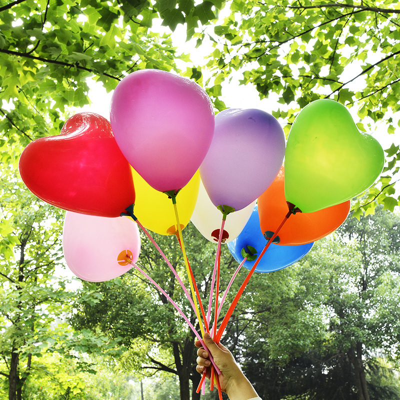 2.2克桃心气球情人节乳胶心形气球婚庆装饰鸡心气球加厚厂家直销