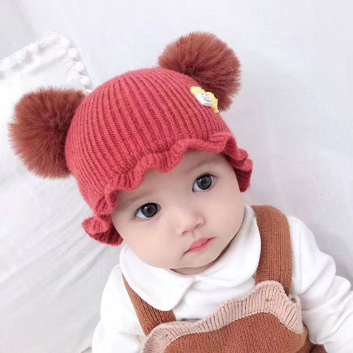 bena bear newborn baby hat newborn baby hat male and female baby knitted wool hat autumn and winter thin factory wholesale