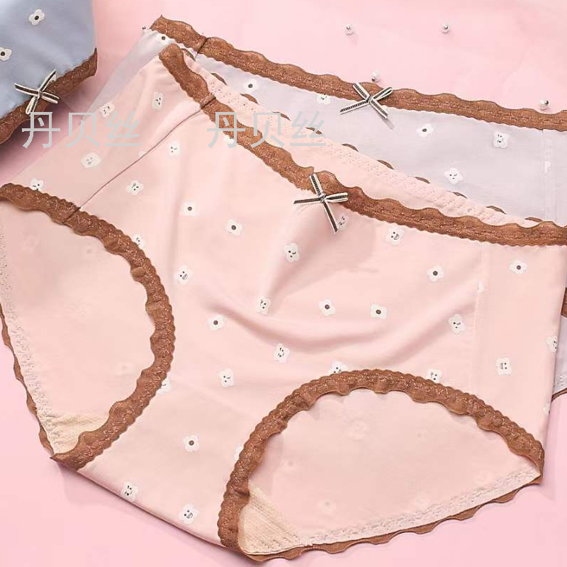 60支木代尔 茶纤维底档 女生内裤