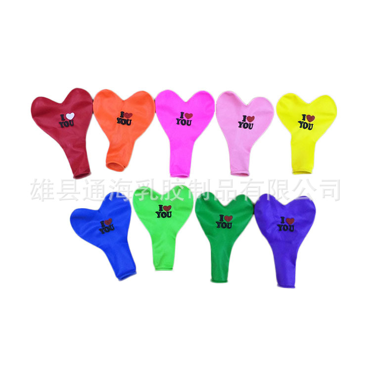 厂家直销2.2克加厚鸡心爱心优婚庆装饰桃心气球拍照饰景心形气球