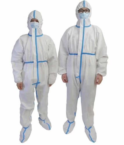 protective clothing coated tek protective clothing one-piece hooded separately packaged yu‘an medical disposable protective clothing