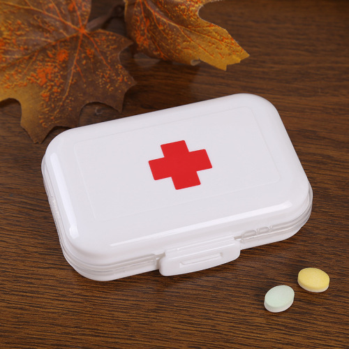 Six-Grid Pill Box 6-Grid Sealed Pill Box Detachable Number of Grid Portable Dustproof Mini Medicine Boxed Pill Small Separately Packed Case