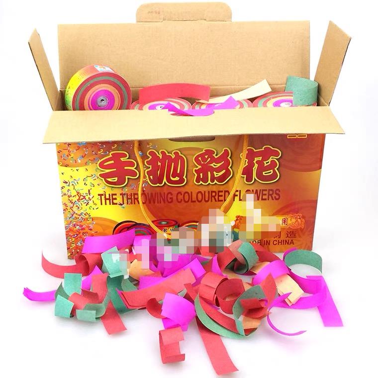 印度热卖礼炮礼花碎纸片手抛花撒碎彩色花瓣节日装饰纸屑popper