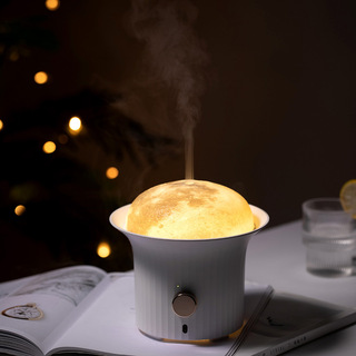 星球香薰机家用卧室办公智能可加精油可定时星球氛围夜光