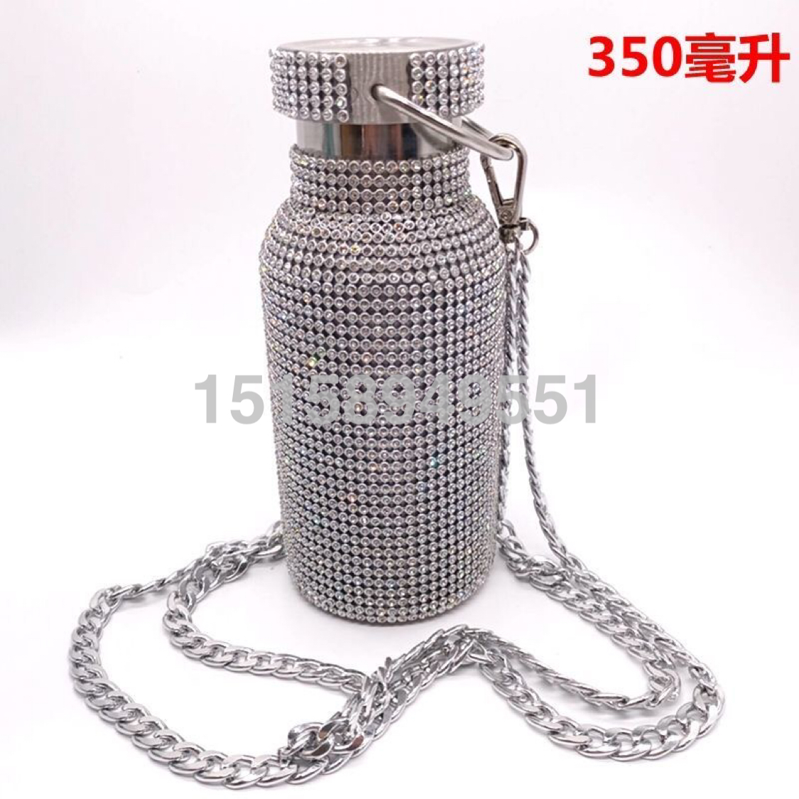 欧美时尚保温杯满钻水杯热销
