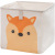 Children's Room Toy Storage Box Basket Foldable Fabric Drawer Clothes Finishing Box Cartoon Plaid Bookcase Box