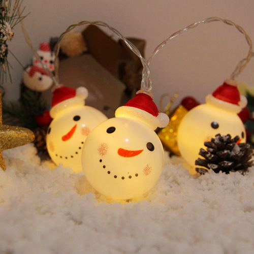 LED Christmas String Light Santa Snowman Light String Battery Box Light Room Decorative Lights Outdoor Christmas Lights