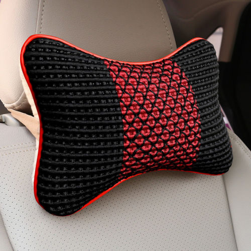 car headrest neck pillow car seat pillow pair summer bone pillow car supplies