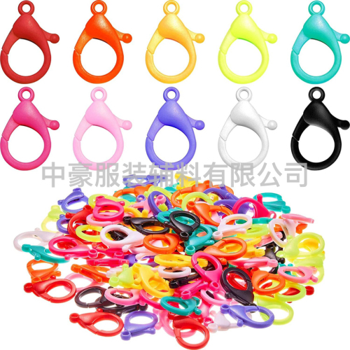 Color Plastic Lobster Clasp Candy Color Pendant Keychain DIY Bags Accessories Buckle