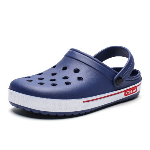 2021 Summer Men‘s Sandals slip-on Hole Shoes Lazy Shoes Beach Shoes Wish Cross-Border Amazon Garden Shoes Men
