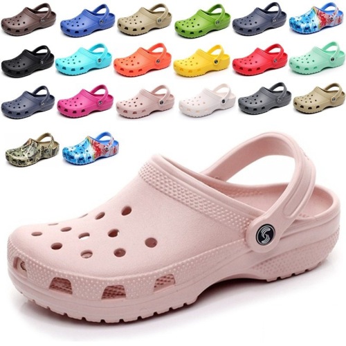 2020 Summer Star New Dite Hole Shoes Men‘s Beach Slippers Women‘s Flat Garden Jelly Breathable Shoes