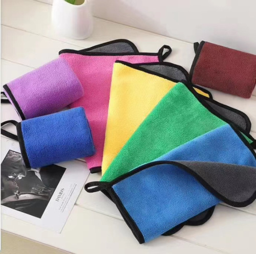 factory direct supply rag absorbent thickened cleaning cloth car cleaning kitchen multi-purpose rag stain-resistant practical rag wholesale