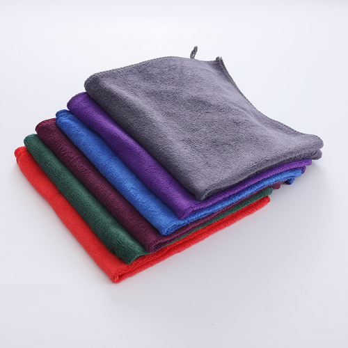 factory direct supply hand towel hanging rag coral fleece absorbent dishcloth non-stick oil scouring pad hand wiping dish towel