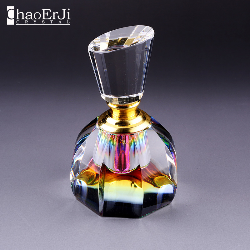 k9水晶人体香水瓶 透明玻璃香油瓶摆件定制 沉香精油香薰分装空瓶