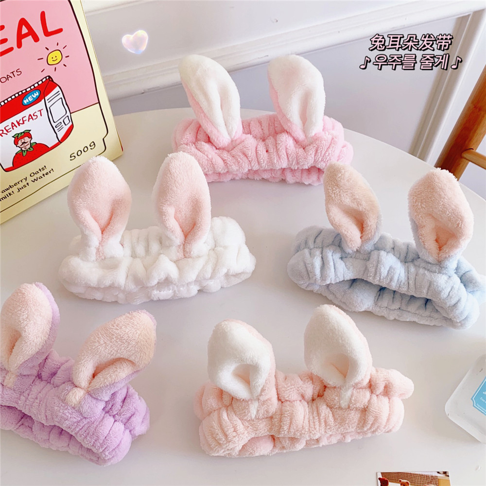2021韩版甜美可爱发带日本二次元兔耳朵束发带洗脸敷面膜束发带