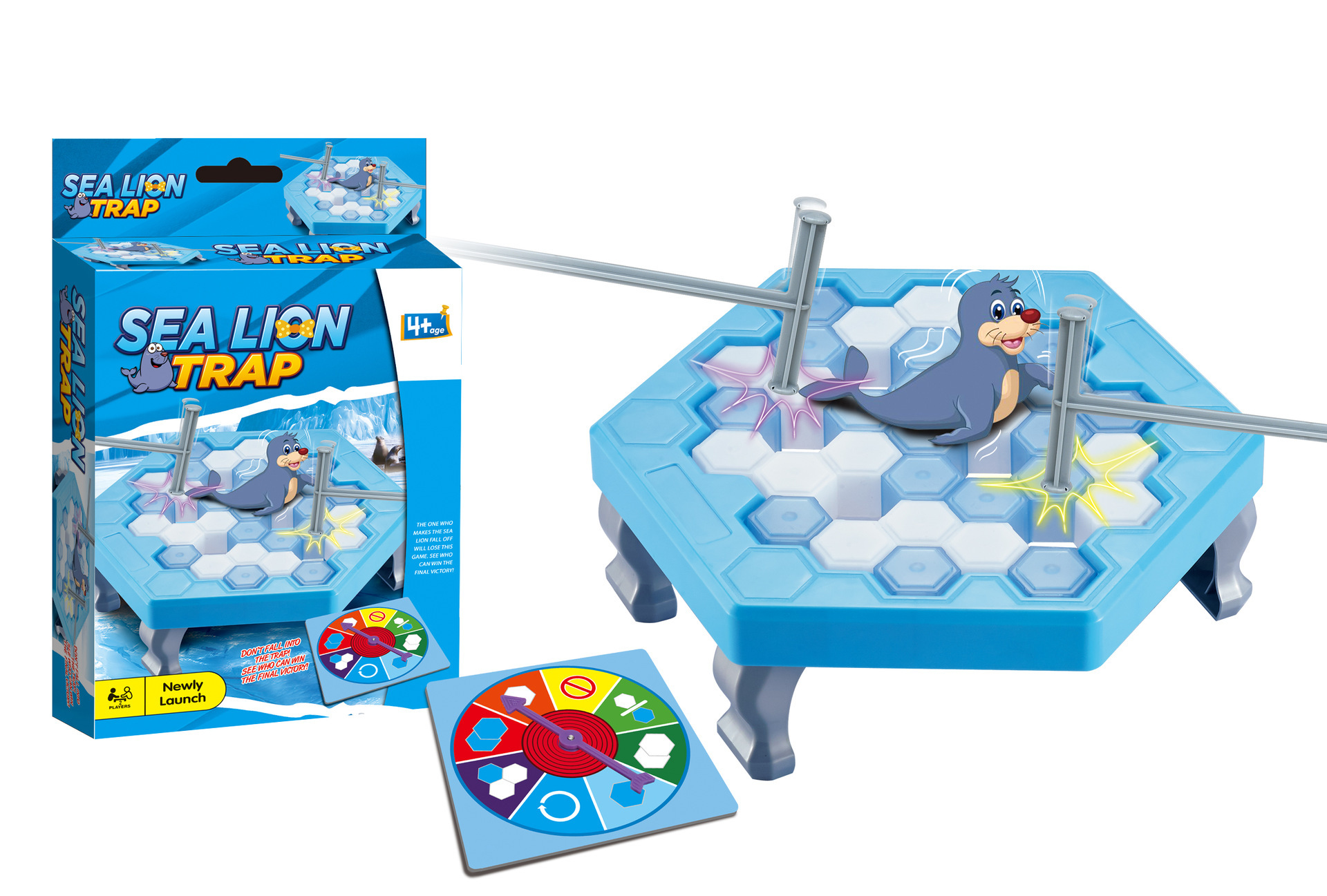 中夫益智桌面游戏玩具海狮陷阱有趣亲子游戏玩具幼儿园幼教玩具