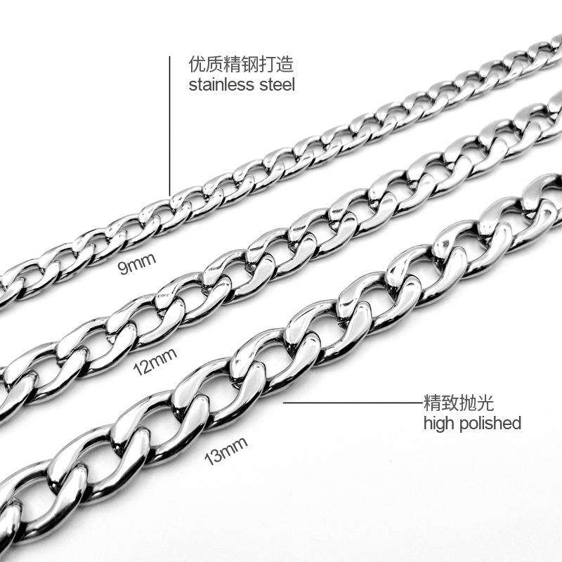 外贸好销工厂批发钛钢项链不锈钢nk项链 时尚男女饰品 可定制