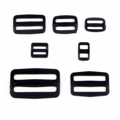 Factory Direct High-Quality Plastic Japanese Buckle Three-Gear Japanese Buckle Adjustable Buckle Square Buckle D Ring Luggage Accessories 
